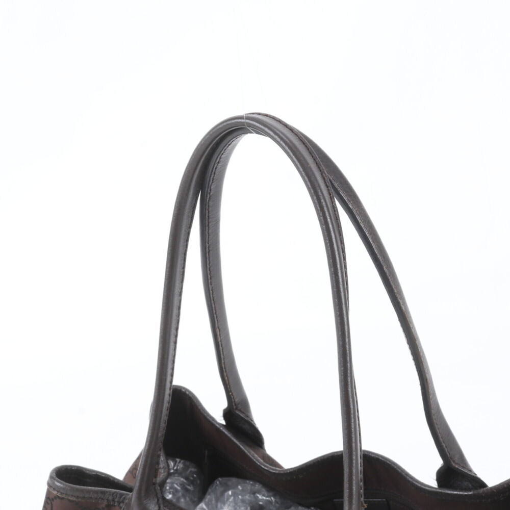 GUCCI Authentic Brown Leather Shoulder Bag - Picture 2 of 9